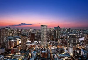 夜景がきれいな高層マンション